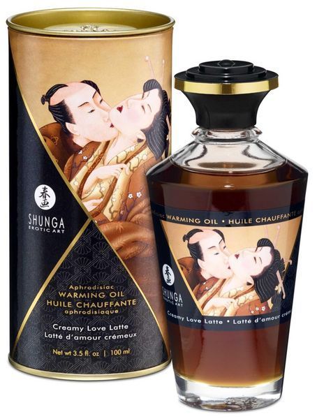 Olejek do masażu Aphrodisiac Warming Oil kawa, 100 ml 15134 zdjęcie
