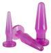 Zestaw korków analnych Training Set Lila, 3 szt (fioletowy) 5172 zdjęcie 1
