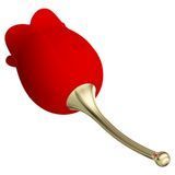 Stymulator łechtaczki Pretty Love Rose Lover Licking Stimulator, 14,2 cm (czerwony) 14934 fotografia