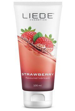 Lubrykant na bazie wody Liebe Cosmetics Strawberry, 100 ml 23614 zdjęcie