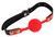 Knebel kulka Orion Bad Kitty Naughty Toys Gag (czerwony) 5431 zdjęcie