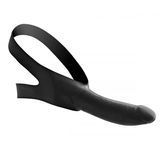 Knebel z dildo Master Series Face Fuk Strap On Mouth Gag, 14 cm (czarny) 31705 fotografia