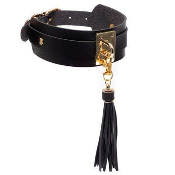 Obroża Kinky Diva Collar Me! Teasing Tassel Collar, 43.5 cm (czarny) 61577 zdjęcie
