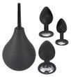 Zestaw do stymulacji analnej Orion Black Velvets Anal Kit, 4 sztuki (czarne)