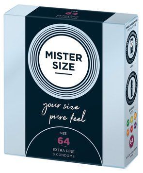 Prezerwatywy Mister Size 64, 3 szt 40719 zdjęcie