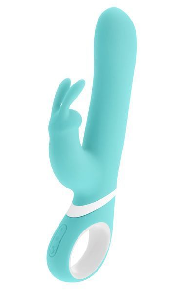Wibrator królik Pleasures Naughty Rabbit, 22,7 cm (turkusowy) 23651 zdjęcie