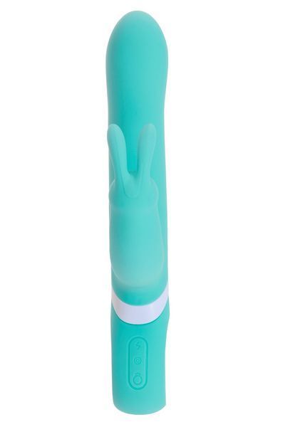 Wibrator królik Pleasures Naughty Rabbit, 22,7 cm (turkusowy) 23651 zdjęcie
