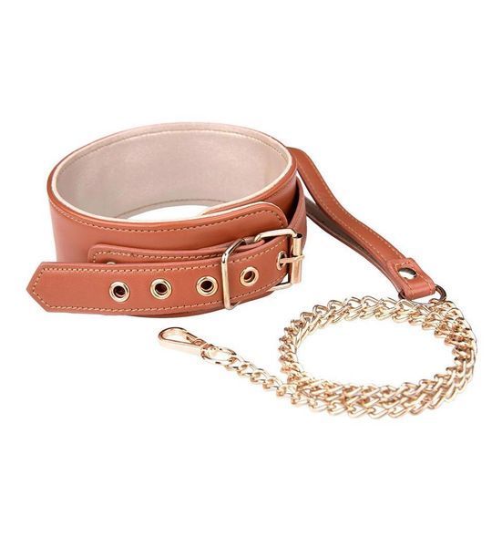 Obroża ze smyczą Blaze Elite Collar and Leash, 103 cm (brązowa) 31970 zdjęcie