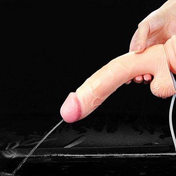 Dildo realistyczne z wytryskiem LoveToy Soft Ejaculation, 22,9 cm ( 14668 zdjęcie