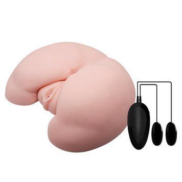 Реалистичный мастурбатор Baile Crazy Bull Realistic Vagina and Ass (телесный) 9033 фото
