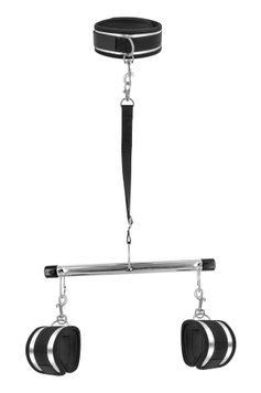 Фиксатор для рук и шеи Fetish Tentation Submission Handcuffs and Collar (черный) 18110 фото