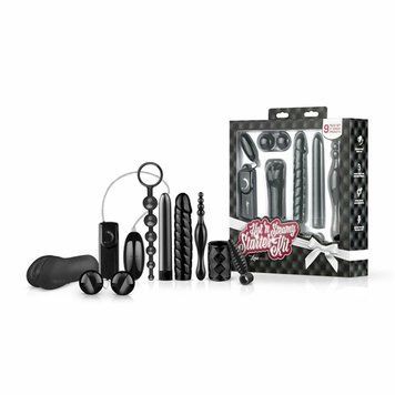 Zestaw zabawek erotycznych Loveboxxx Hot &apos;n Steamy Starter Kit, 9 szt. (czarny) 30207 zdjęcie