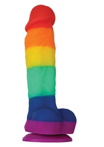 Dildo Colours Pride Edition 5", 18,5 cm (tęcza) 5681 zdjęcie