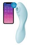 Bezdotykowy stymulator łechtaczki z wibracjami Satisfyer Curvy Trinity 5+ (niebieski) 13768 fotografia