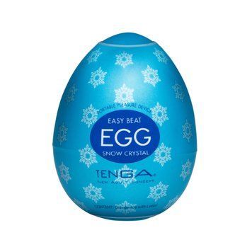 Masturbator jajko Tenga Egg Snow Crystal (biały) 19094 zdjęcie