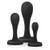 Набор анальных пробок Buttr Kickers Butt Plug Training, 3 шт (черный) 8452 фото