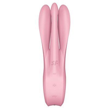 Вибратор для клитора Satisfyer Threesome 1, 14 см (розовый) 14659 фото