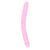 Двухсторонний фаллоимитатор RealRock Crystal Clear Double Dildo 18&apos;&apos;, 45 см (розовый) 26092 фото