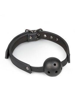 Knebel Easy Toys Ball Gag Plastic Gag With Air Holes, 4,5 cm (czarny) 43326 zdjęcie