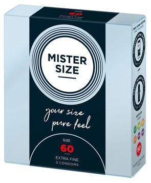 Prezerwatywy Mister Size 60, 3 szt (przezroczysty) 11085 zdjęcie