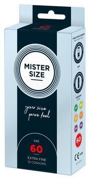 Prezerwatywy Mister Size 60, 10 szt (przezroczysty) 11086 zdjęcie