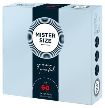 Prezerwatywy Mister Size 60, 36 szt (przezroczysty) 11087 zdjęcie