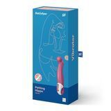 Wibrator do punktu g Satisfyer Vibes Petting Hippo, 25,5 cm (różowy) 9380 fotografia
