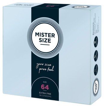 Prezerwatywy Mister Size 64, 36 szt (przezroczysty) 11090 zdjęcie