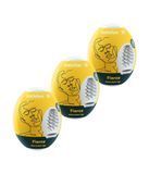 Zestaw masturbatorów Satisfyer Masturbator Egg Fierce Set, 3 szt (biały) 13562 fotografia