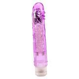 Wibrator Crystal Jelly Glitters Boy, 23,6 cm (fioletowy) 27153 fotografia
