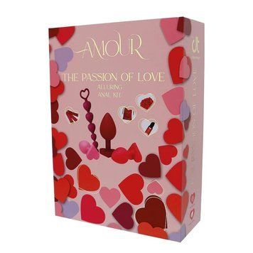 Zestaw Amour The Passion Of Love Alluring Anal Kit, 7 szt (czerwony) 55738 zdjęcie