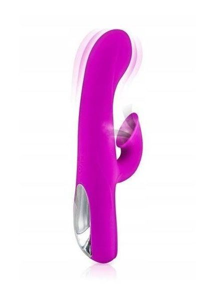 Wibrator z bezdotykowym masażerem łechtaczki Pretty Love Massage (fioletowy) 13533 zdjęcie