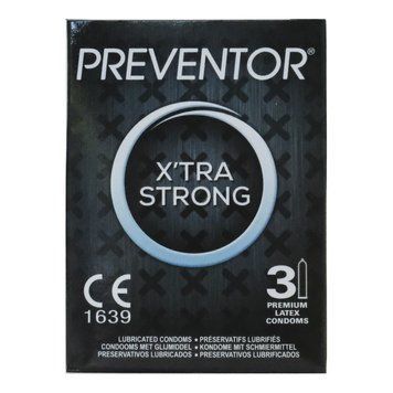 Prezerwatywy Preventor® X&apos;tra Strong, 3szt (wanilia) 23230 zdjęcie