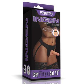 Strapon Ingen Easy Set, 18 cm (w kolorze cielistym) 14361 zdjęcie