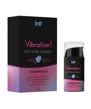 Жидкий вибратор Intt Vibration Cotton Candy Tingling Effect Gel, 15 мл 22484 фото
