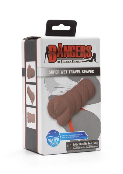Masturbator Hidden Desire Bangers Super Wet Travel Beaver (brązowy) 7315 zdjęcie