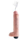 Dildo z wytryskiem King Cock Squirting Cock, 25,4 cm (w kolorze cielistym) 6695 fotografia