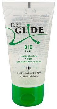 Naturalny lubrykant analny na bazie wody Orion Just Glide Bio Anal, 50 ml 9624 zdjęcie