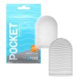 Masturbator Tenga Pocket Wave Line (biały) 15536 fotografia