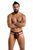 Seksowne stringi męskie Passion 029 THONG COLLIN, L/XL (czarny) 15974 zdjęcie