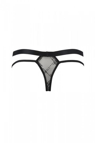 Seksowne stringi męskie Passion 029 THONG COLLIN, L/XL (czarny) 15974 zdjęcie