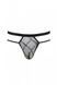 Seksowne stringi męskie Passion 029 THONG COLLIN, L/XL (czarny) 15974 zdjęcie 3
