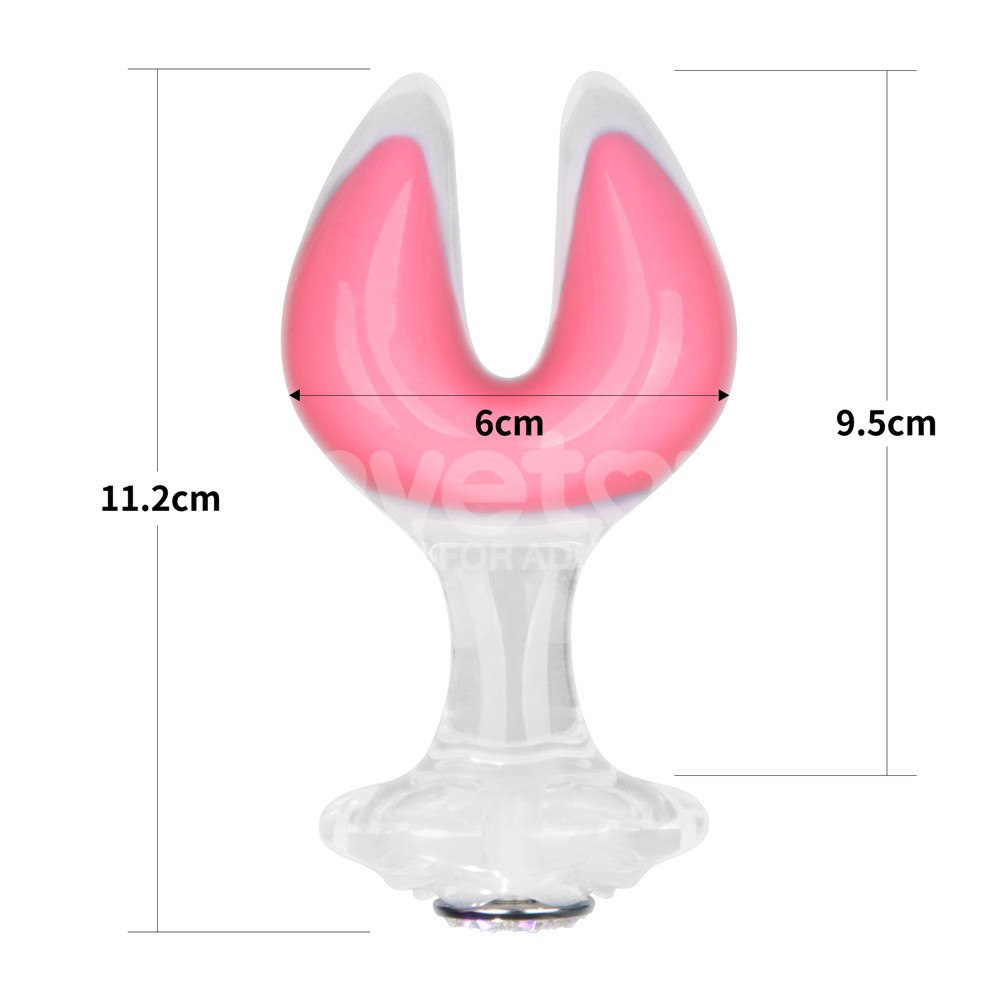 Korek analny Gemoria Moonlight Glow, 11.2 cm (różowy) Korek analny Gemoria Moonlight Glow, 11.2 cm (różowy)