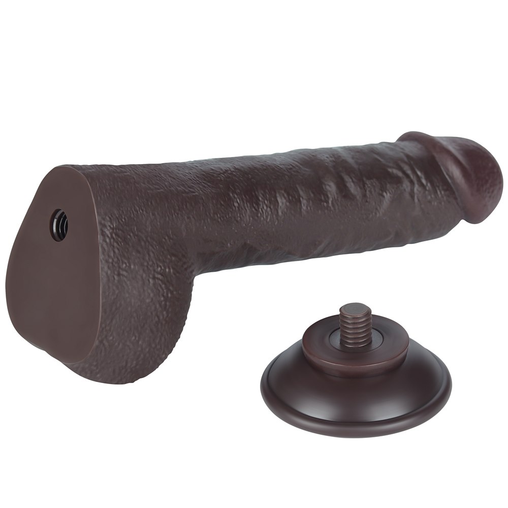 Dildo Sliding-Skin Dual Layer Dong 9.5'', 24 cm (czarny) Dildo Sliding-Skin Dual Layer Dong 9.5'', 24 cm (czarny)