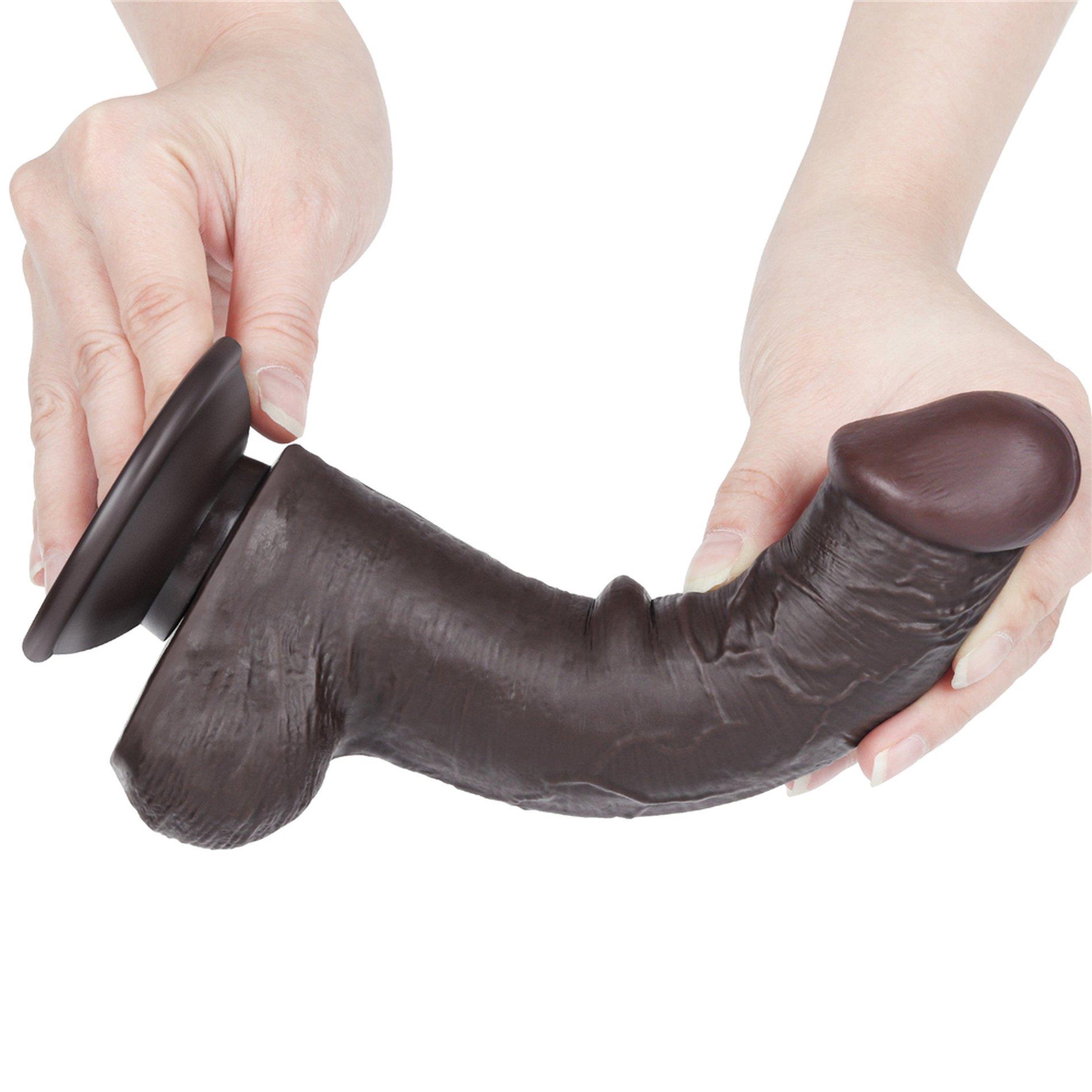 Dildo Lovetoy Sliding-Skin Dual Layer Dong 8'', 20.8 cm (czarny) Dildo Lovetoy Sliding-Skin Dual Layer Dong 8'', 20.8 cm (czarny)