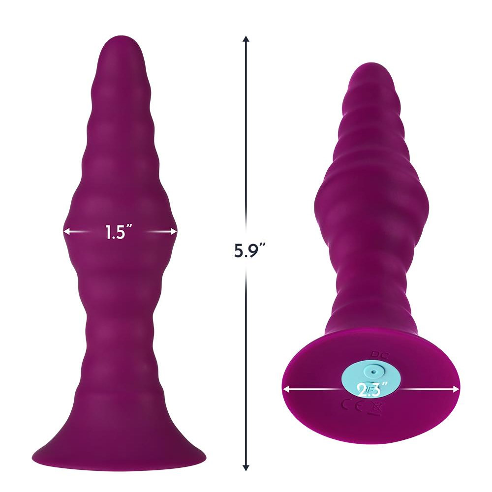 Korek analny Dream Toys Pyra Large, 15 cm (malina) Korek analny Dream Toys Pyra Large, 15 cm (malina)