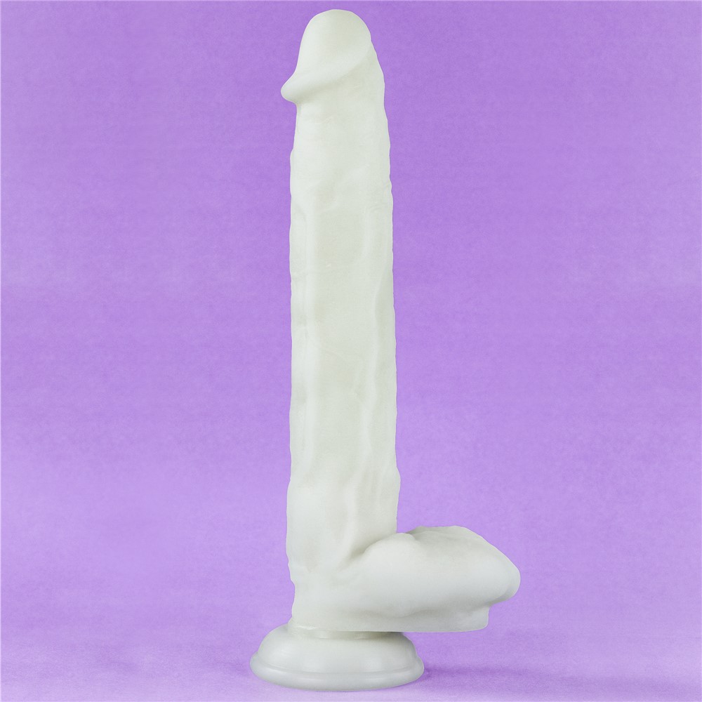 Neonowe dildo LoveToy Lumino Play, 26,9 cm (niebieski) Neonowe dildo LoveToy Lumino Play, 26,9 cm (niebieski)