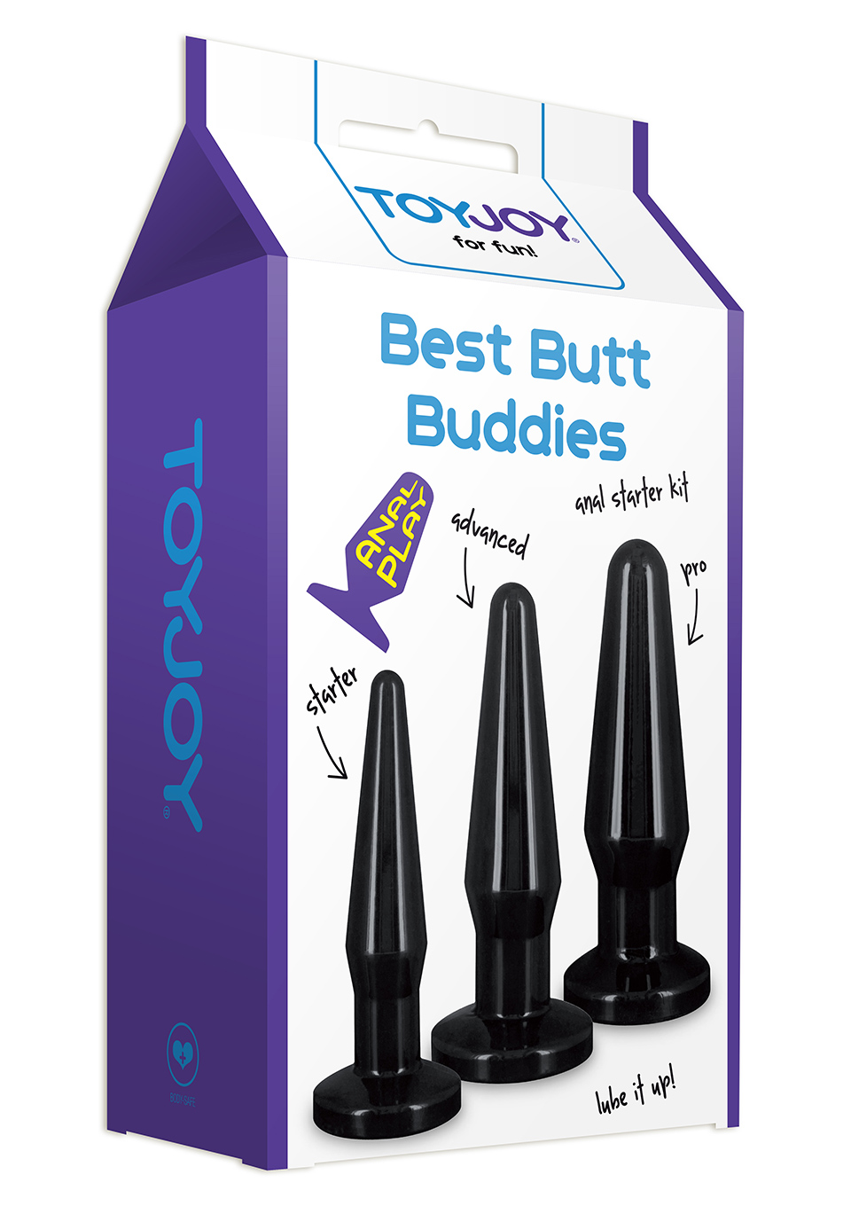 Zestaw korków analnych Best Butt Buddies, 3 szt. (czarny) Zestaw korków analnych Best Butt Buddies, 3 szt. (czarny)