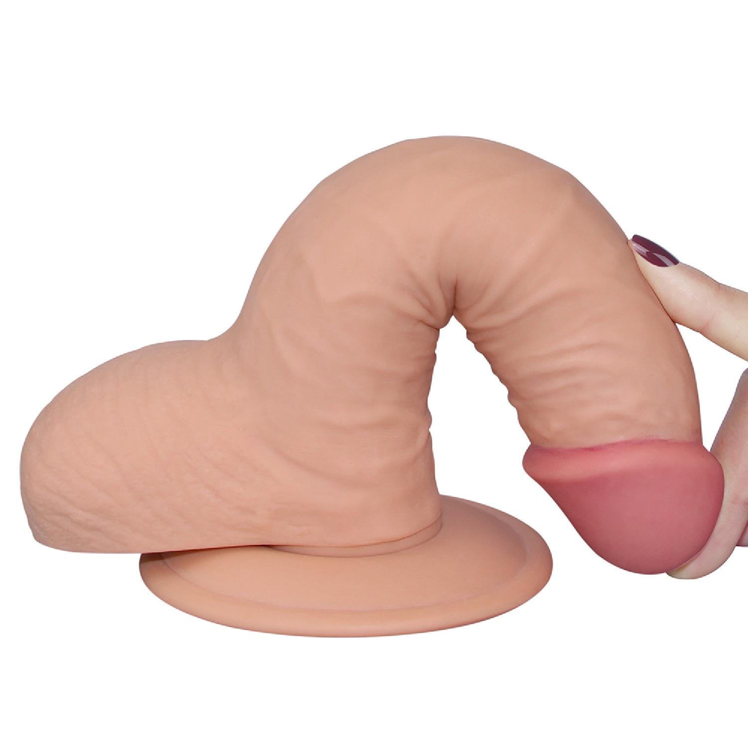 Dildo The Ultra Soft Dude Flesh, 18 cm (телесный) Dildo The Ultra Soft Dude Flesh, 18 cm (телесный)