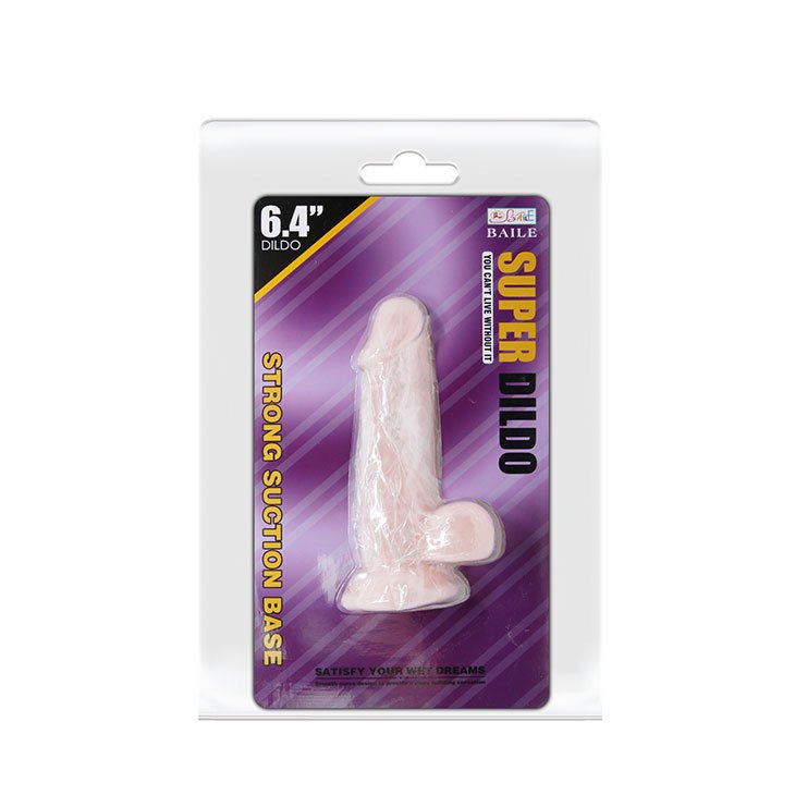 Dildo Baile Super Dildo 6.4", 16.5 cm (w kolorze cielistym) Dildo Baile Super Dildo 6.4", 16.5 cm (w kolorze cielistym)